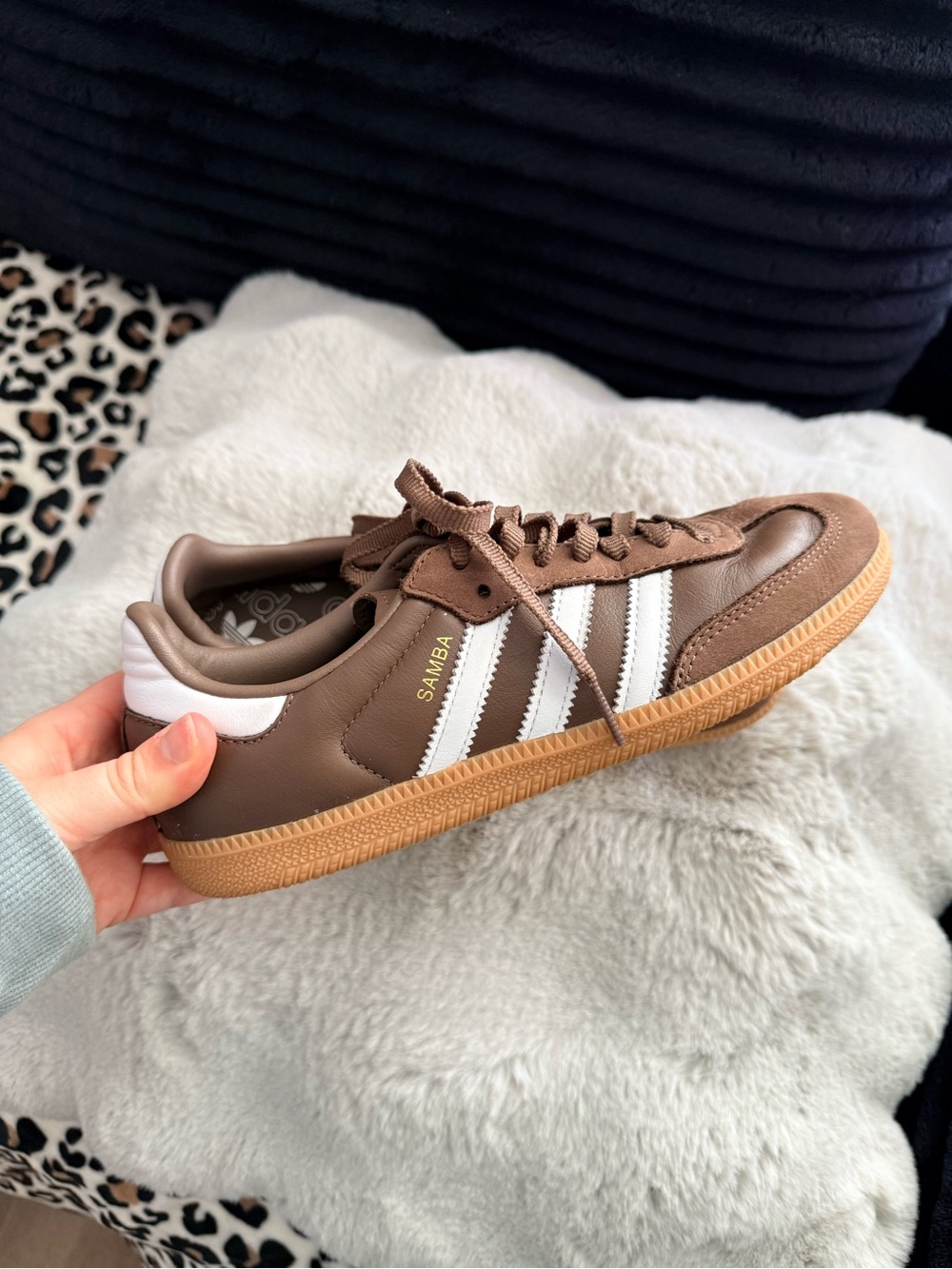 Adidas Samba OG “Earth Strata Gum” Sneakers in brown